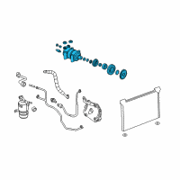 OEM 2011 GMC Sierra 1500 Air Conditioner Compressor Kit Diagram - 20784066