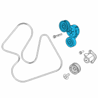 OEM Dodge Ram 1500 TENSIONER-Belt Diagram - 53030958AC