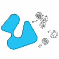 OEM Ram 1500 Belt-SERPENTINE Diagram - 4892791AA