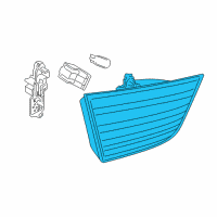 OEM BMW Rear Light Tailgate Led Left Diagram - 63-21-7-217-313