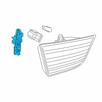 OEM BMW Bulb Holder, Rear Light, Tailgate Diagram - 63-21-7-288-199