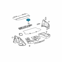 OEM 1995 Toyota Camry Spare Carrier Diagram - 51931-32010