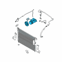 OEM 2020 Nissan NV2500 Compressor-Air Conditioner Diagram - 92600-ZL91A