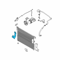 OEM Nissan Pathfinder Seal-Cond, Side Diagram - 92184-EA500