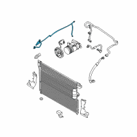OEM 2012 Nissan Xterra Pipe-Front Cooler, High Diagram - 92440-EA200