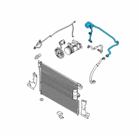 OEM Nissan Xterra Pipe-Front Cooler, Low Diagram - 92450-EA200
