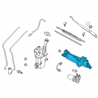 OEM 2019 Kia Sportage Linkage Assembly-Windshield Diagram - 98120D9000