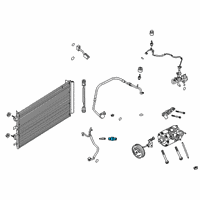 OEM Ford SWITCH - AIR CONDIT.SYSTEM - V Diagram - LX6Z-19D594-A