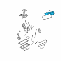 OEM 1994 Mercury Grand Marquis Valve Cover Diagram - F6AZ-6582-HA