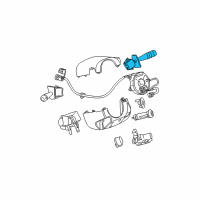 OEM 2002 Saturn Vue Switch Asm, Windshield Wiper & Windshield Washer Diagram - 15817768