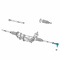 OEM 2014 Ram 1500 Tie Rod-Outer Diagram - 68185640AA