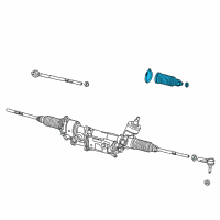 OEM Ram 1500 Classic Boot-Steering Gear Diagram - 68399093AB