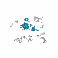 OEM 2010 Honda Accord Heater Sub-Assy. Diagram - 79106-TA0-A01