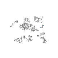 OEM 2010 Honda Accord Thermistor, Air Conditioner Diagram - 80560-TA0-A01