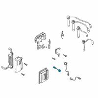 OEM 2002 Kia Rio Sensor-Knock Diagram - 0K30A18921