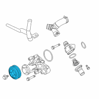 OEM 2011 Ford F-150 Pulley Diagram - BR3Z-8509-A