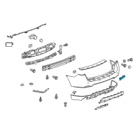 OEM Chevrolet Equinox Reflector Diagram - 25809862