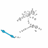 OEM 2016 Kia K900 Shaft Assembly-Drive Rear Diagram - 496003T200