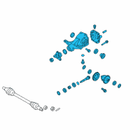 OEM 2015 Hyundai Genesis Carrier Assembly-Differential Diagram - 53000-3C321