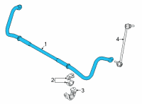 OEM 2022 BMW 230i STABILIZER, FRONT Diagram - 31-30-5-A08-9B3