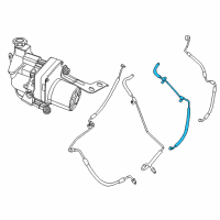 OEM 2012 Dodge Charger Hose-Power Steering Return Diagram - 68217585AA