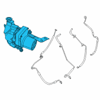 OEM Dodge Charger Power Steering Pump Diagram - RL181778AB