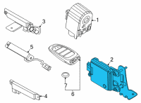 OEM 2021 Kia K5 Unit Assembly-IBU Diagram - 95400L3600