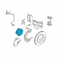 OEM 2012 BMW 135i Wheel Hub With Bearing, Front Diagram - 31-21-6-765-157