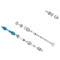 OEM Kia Sedona Joint Assembly-Constant Diagram - 49500A9300