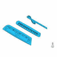 OEM Kia Borrego Lamp Assembly-High Mounted Stop Interior Diagram - 927002J001