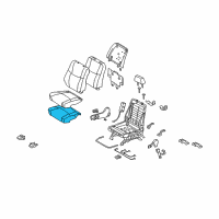 OEM 2007 Toyota Avalon Seat Cushion Pad Diagram - 71511-AC090