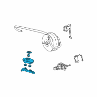 OEM Ford Excursion Master Cylinder Diagram - 5C3Z-2140-LB