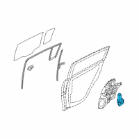 OEM 2014 Kia Sportage Motor Assembly-Rear Door Power Diagram - 834503W000