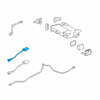 OEM 2008 Cadillac SRX Front Oxygen Sensor Diagram - 19353381