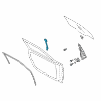 OEM 2017 Hyundai Veloster Channel Assembly-Front Door Lower Diagram - 82550-2V000