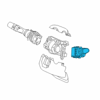 OEM 2021 Honda CR-V Switch Assembly, Wiper Diagram - 35256-T7A-X21