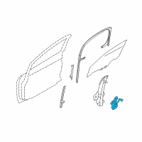 OEM Nissan Juke Motor Assembly - Regulator, RH Diagram - 80730-JX30C