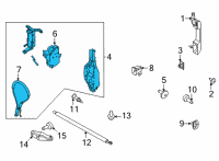 OEM Ford Bronco PLATE - DOOR SCUFF Diagram - M2DZ-7842624-C