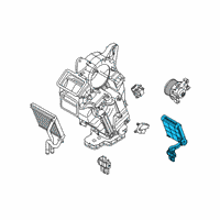 OEM 2021 Ford Explorer Evaporator Core Diagram - L1MZ-18476-CA