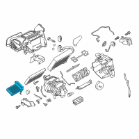 OEM 2020 Nissan Leaf PTC Heater Diagram - 27143-3NF1B