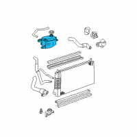 OEM 2001 Ford Taurus Reservoir Diagram - 1F1Z-8A080-AA