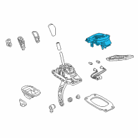 OEM 2011 Chevrolet Caprice Shift Indicator Diagram - 92290870