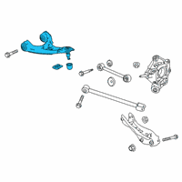 OEM 2020 Acura MDX Upper Arm Complete L Diagram - 52520-TYS-A00