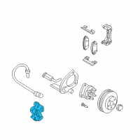 OEM Buick Terraza Caliper Asm, Front Brake Diagram - 88964173