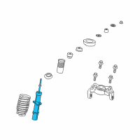 OEM 2006 Chrysler Sebring STRUT-Suspension Diagram - 4895029AB