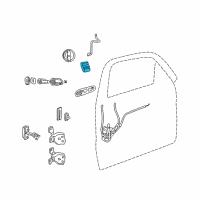 OEM Jeep Liberty Switch-Door Lock Diagram - 56010092AA