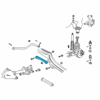 OEM 1997 Jeep Wrangler Control Arm Diagram - 52088520