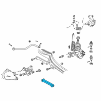 OEM Jeep Wrangler Suspension Control Arm Diagram - 52059622AB