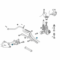 OEM 1998 Jeep Wrangler Nut-HEXAGON FLANGE Lock Diagram - 11502814