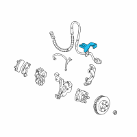 OEM 2000 Buick LeSabre Bracket-Wheel Speed Sensor Wire Diagram - 25714974